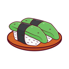 nigiri sushi illustration