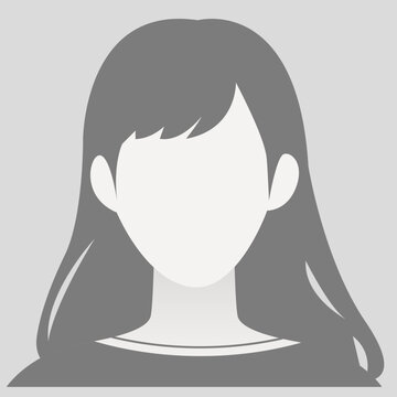 Vector illustration depicting female face silhouettes or icons, serving as avatars or profiles for unknown or anonymous individuals. The illustration portrays woman portrait.