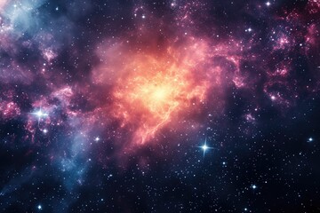Incredible galaxy background - obrazy, fototapety, plakaty