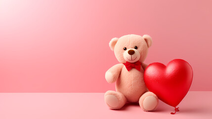 Obraz premium Vibrant Valentine's Day background, hearts background