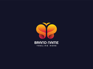 butterfly logo design