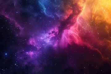 Naklejka premium Marvelous galaxy background