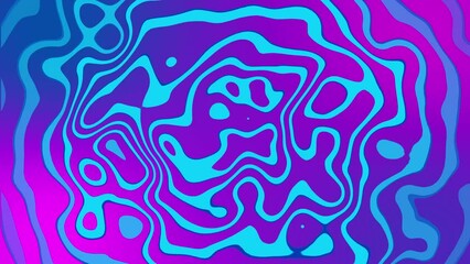 Abstract wavy background moving in random motion. colorful liquid animation. Fluid gradients video. Moving random wavy texture.