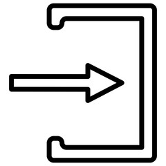 Sign In icon vector image. Can be used for Gaming Ecommerce.