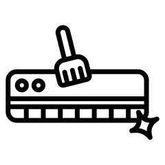 Airconditioner Cleaning icon vector image. Can be used for Cleaning.