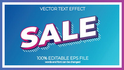 Sale editable text effect style, EPS editable text effect - obrazy, fototapety, plakaty