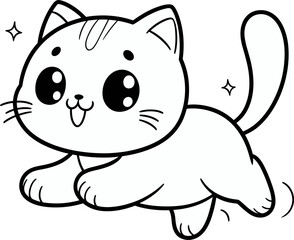 Cute Cat Illustration: High-Quality Design Elements for Your Creative Projects