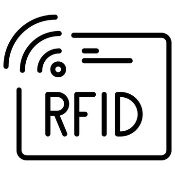 RFID Technologies icon vector image. Can be used for Industry.