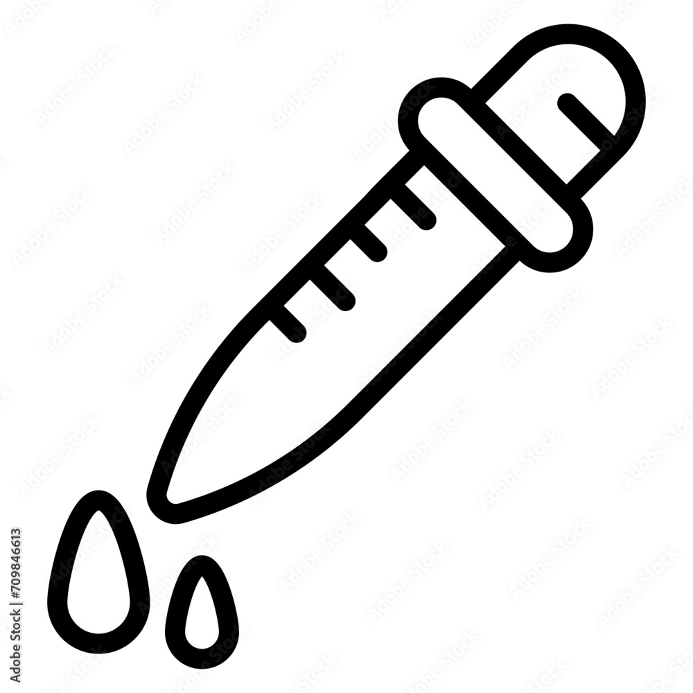 Poster dropper icon vector image. can be used for science.
