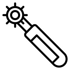 Leather Punch icon vector image. Can be used for Science.
