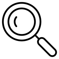 Magnifier icon vector image. Can be used for Science.