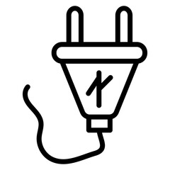 Rubber Plug icon vector image. Can be used for Science.