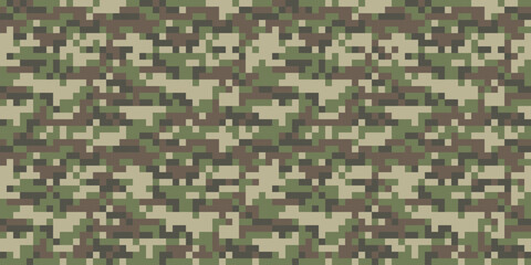 Trendy camouflage pattern for army. Proxy camouflage military pattern
