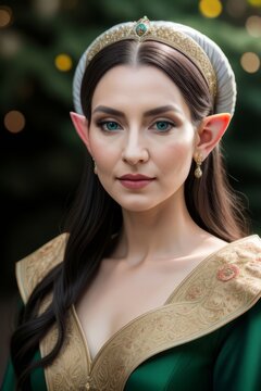 regal elf queen lady