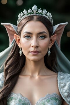 regal elf queen lady