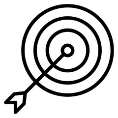 On Target icon vector image. Can be used for Trading.