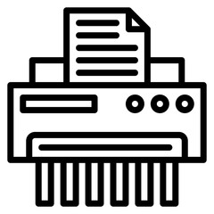Shredder icon vector image. Can be used for Trading.