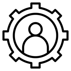 User Settings icon vector image. Can be used for Trading.