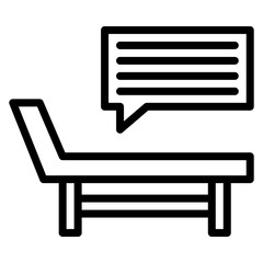 Individual Therapy icon vector image. Can be used for Psychology.