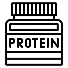 Protein icon vector image. Can be used for Nutrition.