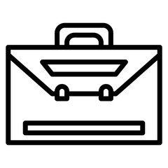 Bag icon vector image. Can be used for Printing.