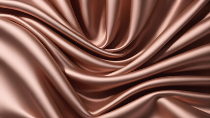 Rose gold silk background