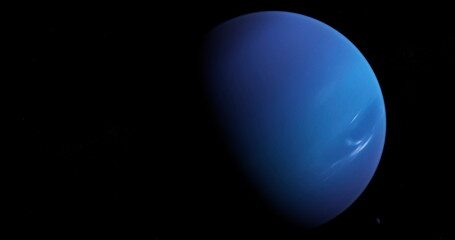 Planet Neptune in outer space.