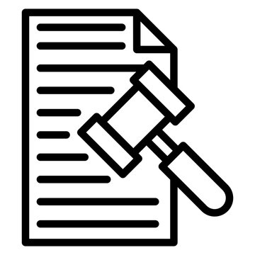 Penalty icon vector image. Can be used for Compliance And Regulation.