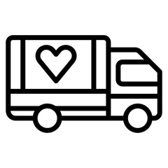 Delivery Truck icon vector image. Can be used for Agriculture.