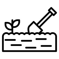 Farming icon vector image. Can be used for Agriculture.