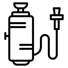 Insecticide Sprayer icon vector image. Can be used for Agriculture.