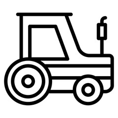 Tractor icon vector image. Can be used for Agriculture.