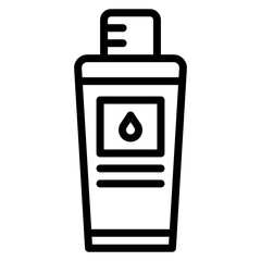 Oil icon vector image. Can be used for Cosmetology.