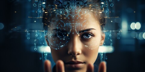 Discuss the ethical considerations surrounding the use of emerging technologies like facial recognition. - obrazy, fototapety, plakaty