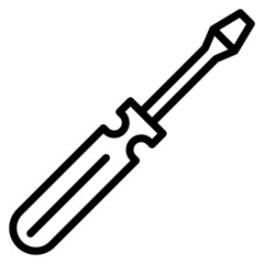 Screwdriver icon vector image. Can be used for Crime Investigation.