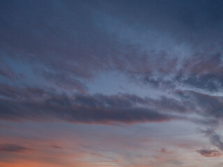 Fototapeta na wymiar colorful sunset clouds.beautiful nature
