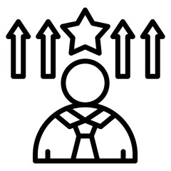 Employees Motivation icon vector image. Can be used for Human Resource.