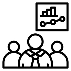 Human Analysis icon vector image. Can be used for Human Resource.