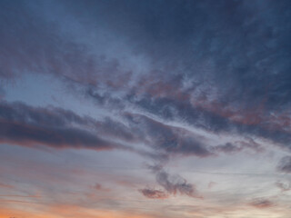 colorful sunset  clouds.beautiful nature
