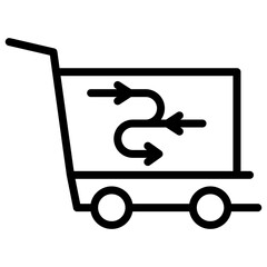 Cart Methods icon vector image. Can be used for Ecommerce Store.
