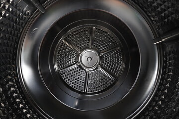 A look inside an empty dryer