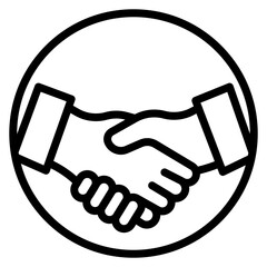 Partnership icon vector image. Can be used for Teamwork.
