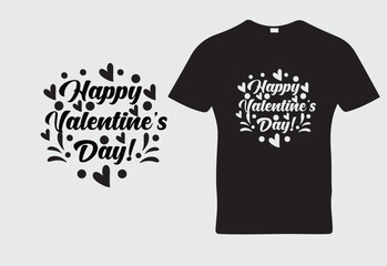 Valentine's Day t-shirt Design template , Valentine day t-shirt design 