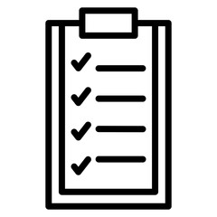 Task List icon vector image. Can be used for Remote Working.