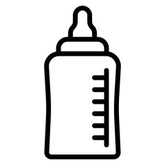 Baby Bottle icon vector image. Can be used for Daycare. - obrazy, fototapety, plakaty