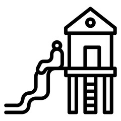 Outdoor Fun icon vector image. Can be used for Daycare.