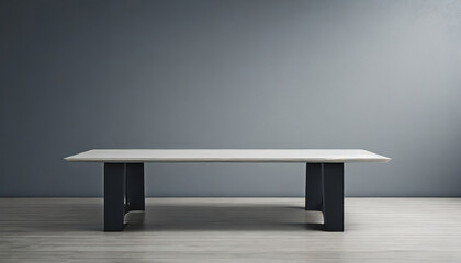 Minimalistic Clean Background with Simple Table Surface