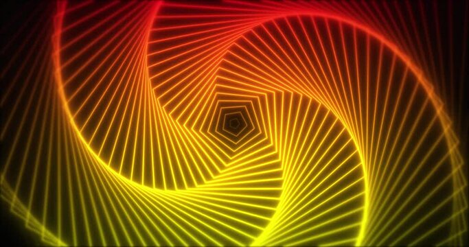 Animation of geometric abstract background