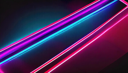 Abstract background with neon light.