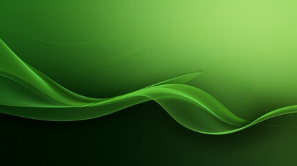 Obraz premium Vibrant abstract green background with dynamic lines - contemporary design element for creative projects